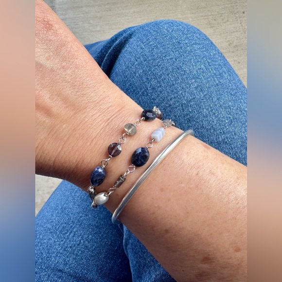 🔹HOST PICK🔹Rosary chain necklace and bracelet set - Picture 9 of 15